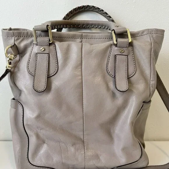 Grey Beige Mark Cross Tote Bag - Picture 3 of 11